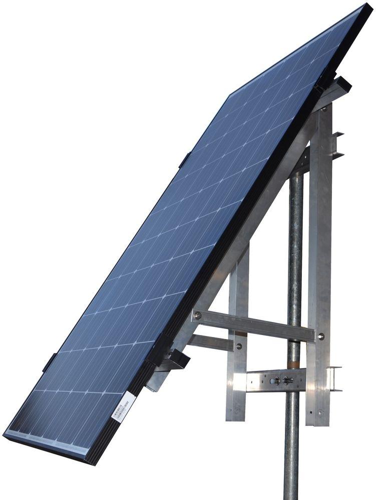 Montagekit für Mastmontage - Solarpanels 80 bis 420W - Swiss-Green