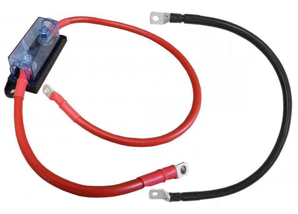 Câble batterie 16mm2 sur Mesure avec cosses (rouge ou noir)