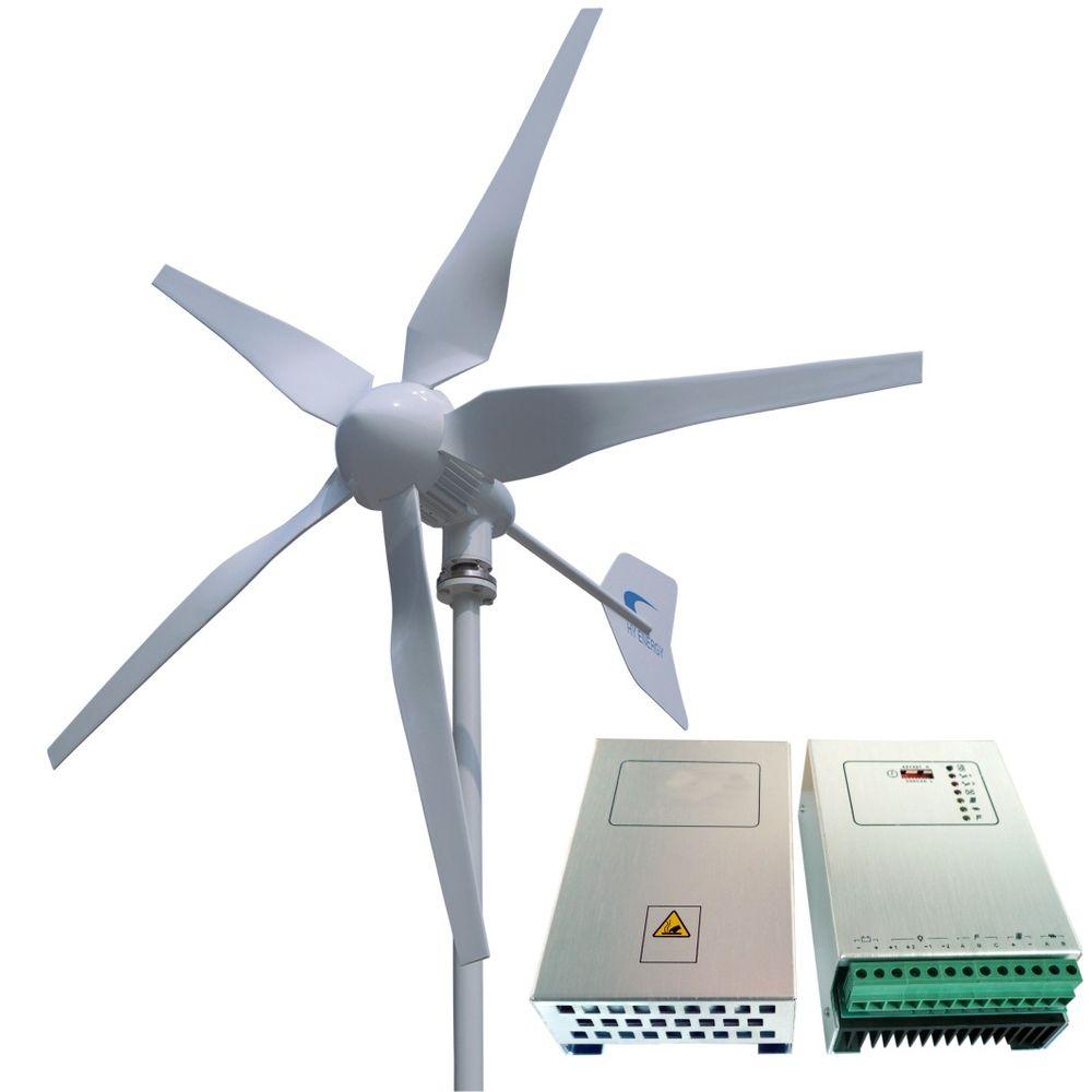 Autonome Windkraftanlage 600W - 12V - Swiss-Green