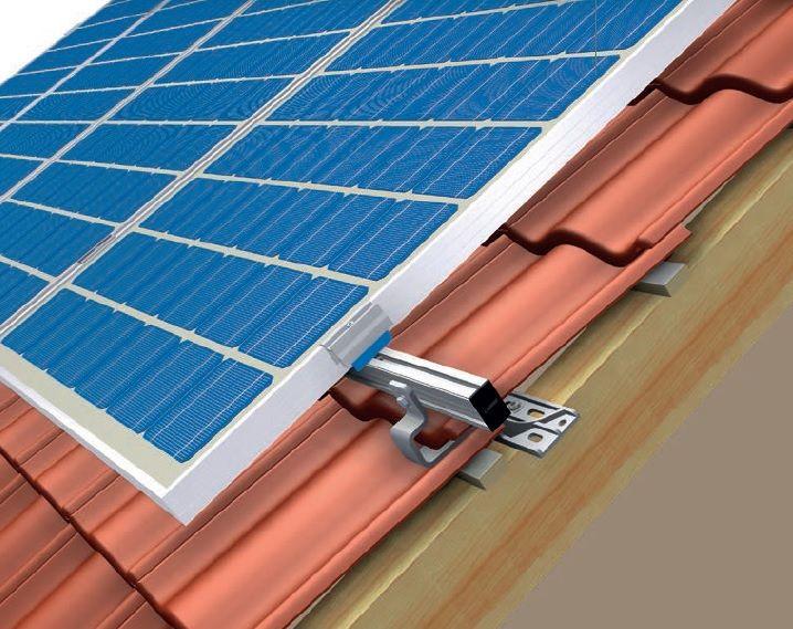 Kit de fixation panneaux solaires pour toit en tuile