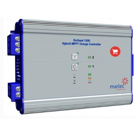 Régulateur MPPT 12 V/24 V pour 1 batterie - compatible avec éolienne 1200
